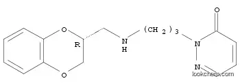 Molecular Structure of 185739-21-3 (2-(3-{[(2R)-2,3-dihydro-1,4-benzodioxin-2-ylmethyl]amino}propyl)pyridazin-3(2H)-one)